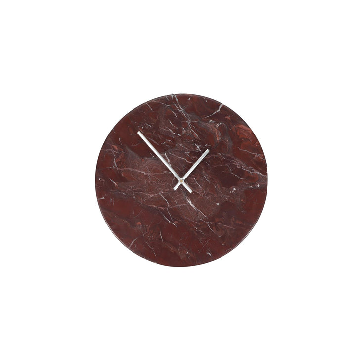 Salt &amp; Pepper - Wandklok 35cm red marble Zone