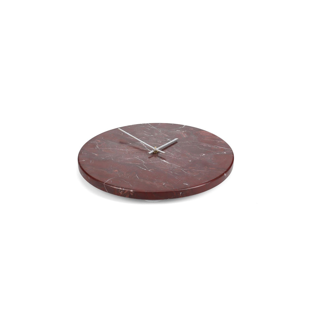 Salt &amp; Pepper - Wandklok 35cm red marble Zone