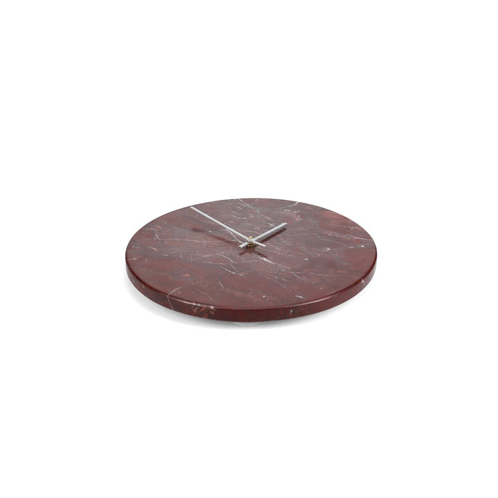 Salt &amp; Pepper - Wandklok 35cm red marble Zone