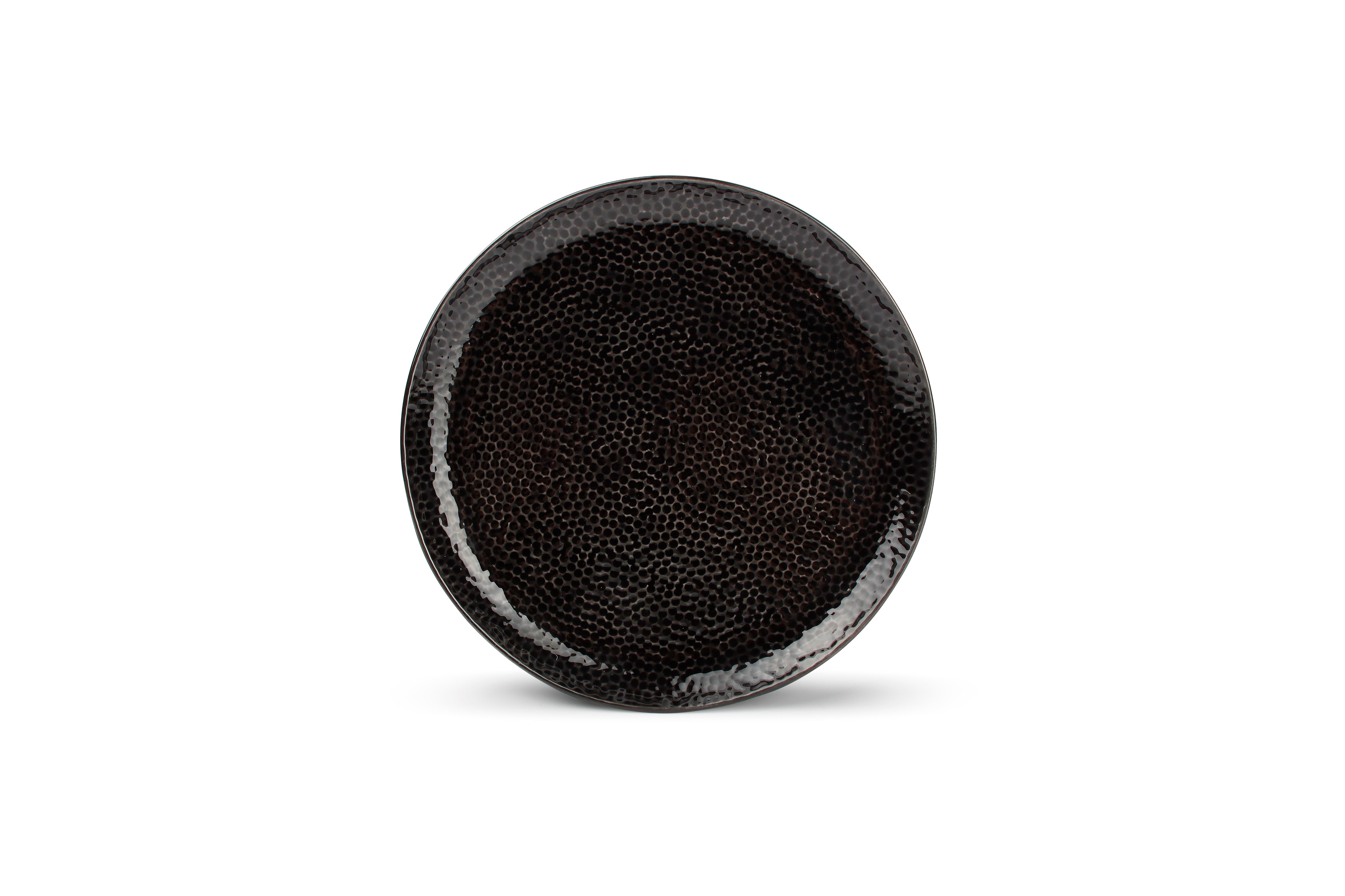 Plat bord 20,5cm zwart Mielo