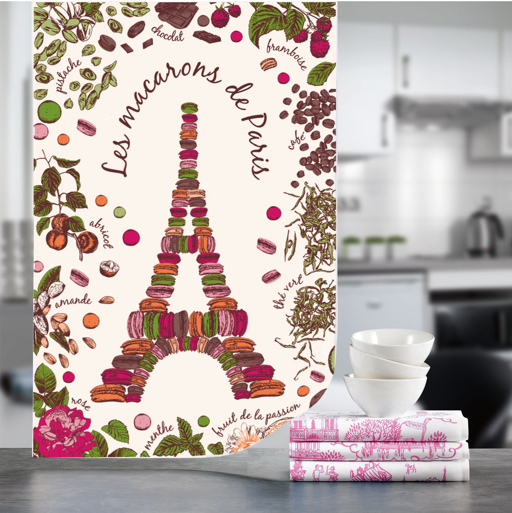 Theedoek Paris Écru 72 X 48