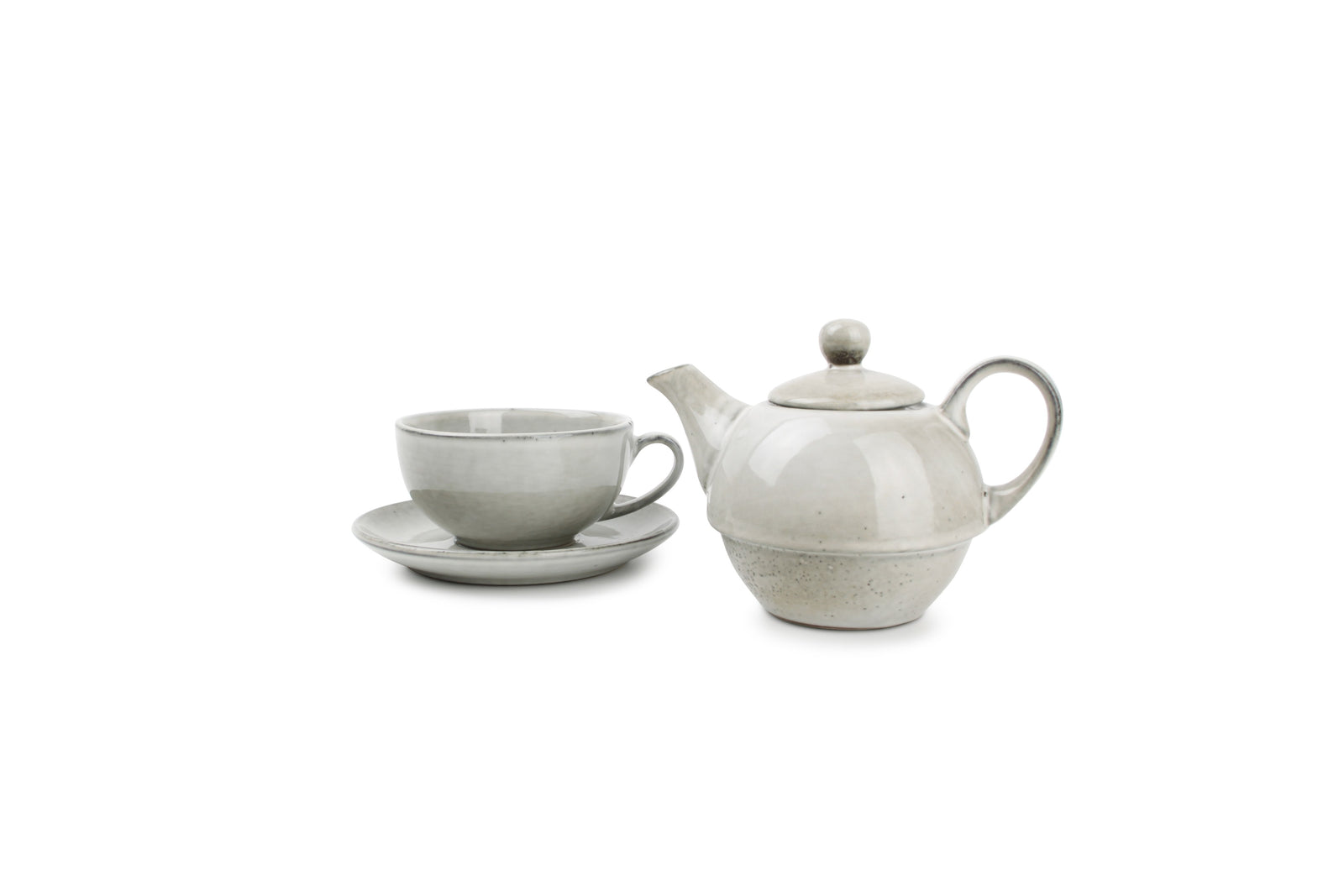Salt & Pepper - Tea for one set groen Artisan