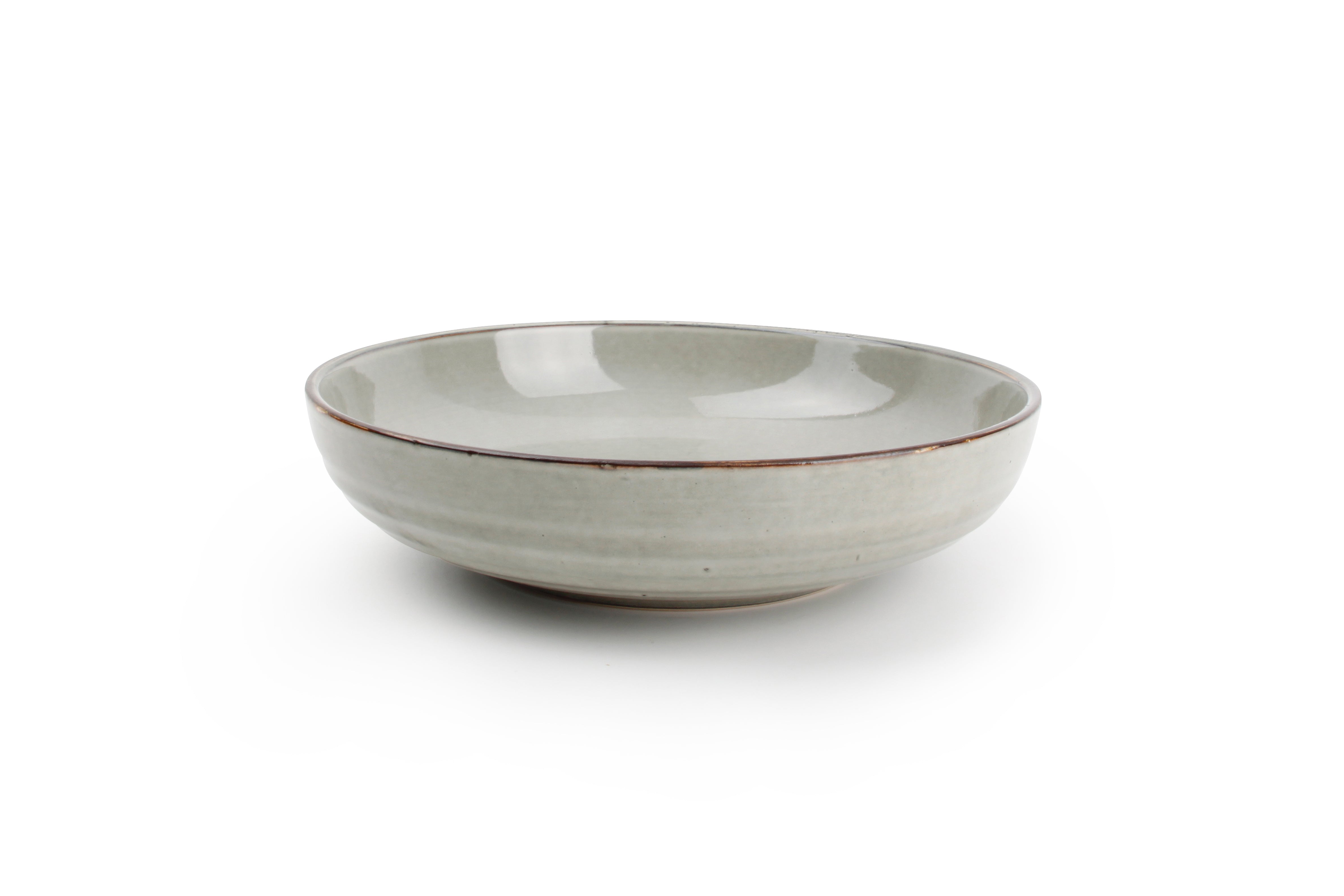 Diep bord 22xH5,5cm groen Artisan