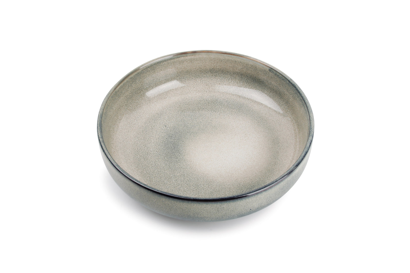 Salt & Pepper - Diep bord (pastabord) 22,5xH6cm groen/blauw Meridian - Set van 2