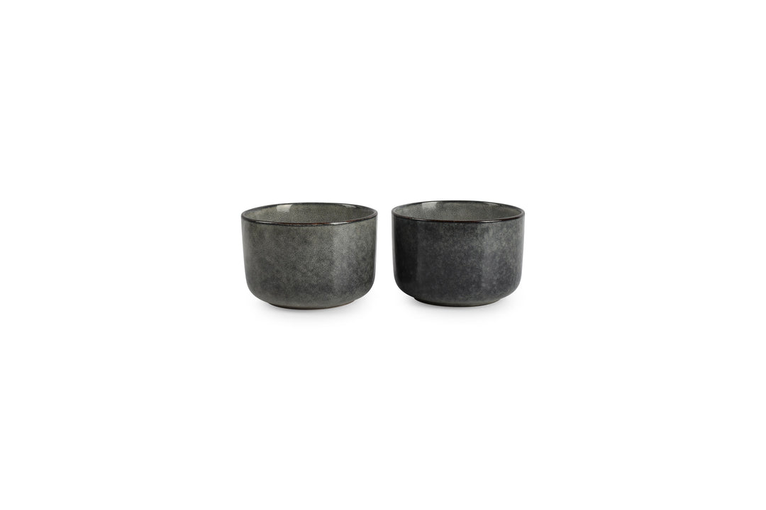 Salt &amp; Pepper - Kom 12xH8cm groen/blauw Meridian - Set van 4