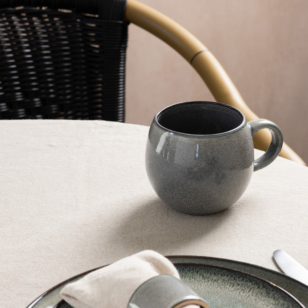 Salt &amp; Pepper - Beker 45cl rond groen/blauw Meridian