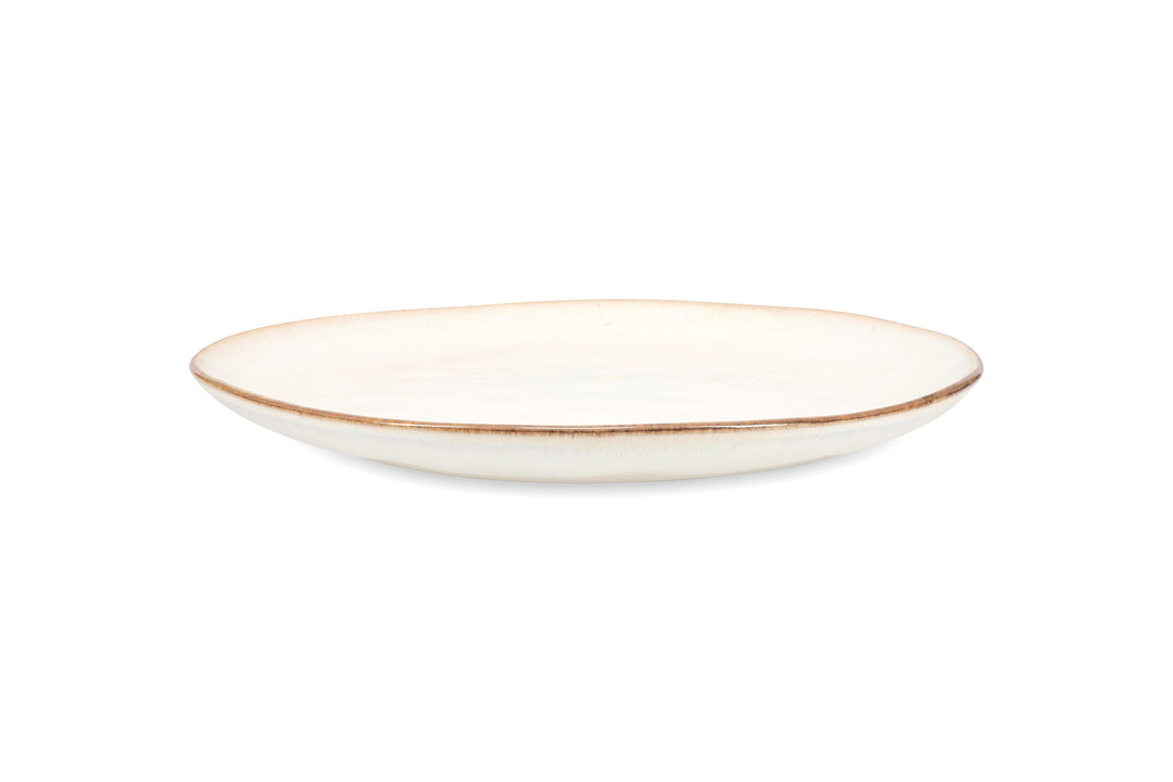 Salt &amp; Pepper - Plat bord 28cm coupe wit Artisan - Set van 4
