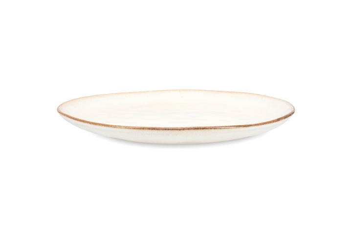 Salt &amp; Pepper - Plat bord 28cm coupe wit Artisan - Set van 4