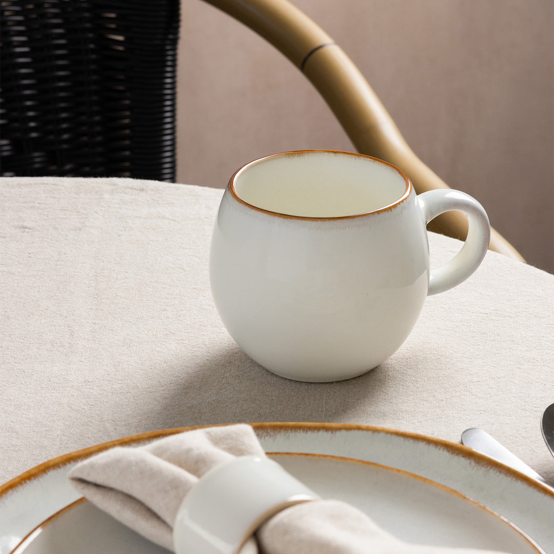 Salt &amp; Pepper - Beker 45cl rond wit Artisan