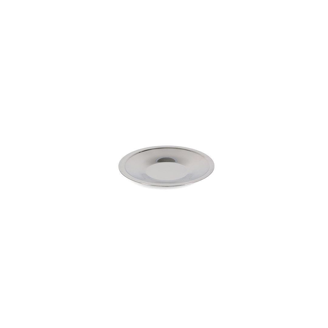 Salt &amp; Pepper - Kop en schotel 19,5cl chrome Oryn - set van 2