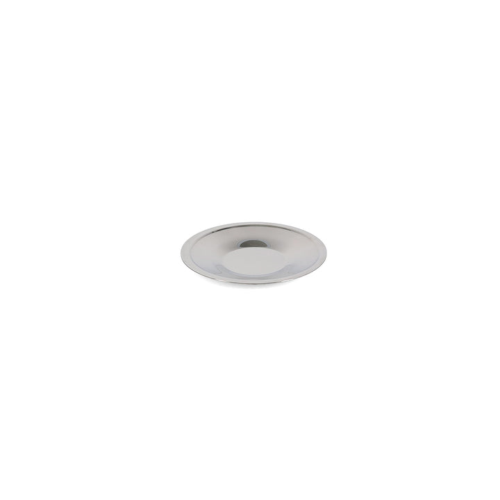 Salt &amp; Pepper - Kop en schotel 19,5cl chrome Oryn - set van 2