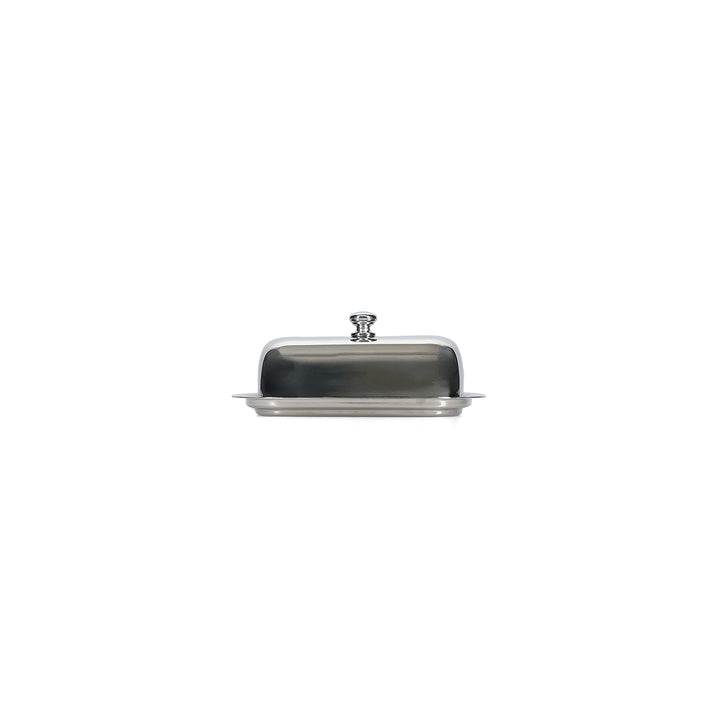 Salt &amp; Pepper - Boterpot 16x12xH6,5cm chrome Oryn