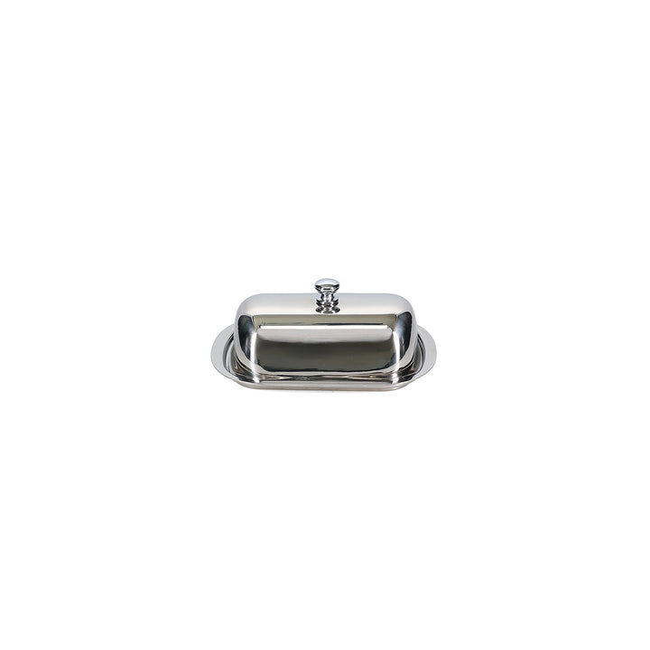 Salt &amp; Pepper - Boterpot 16x12xH6,5cm chrome Oryn