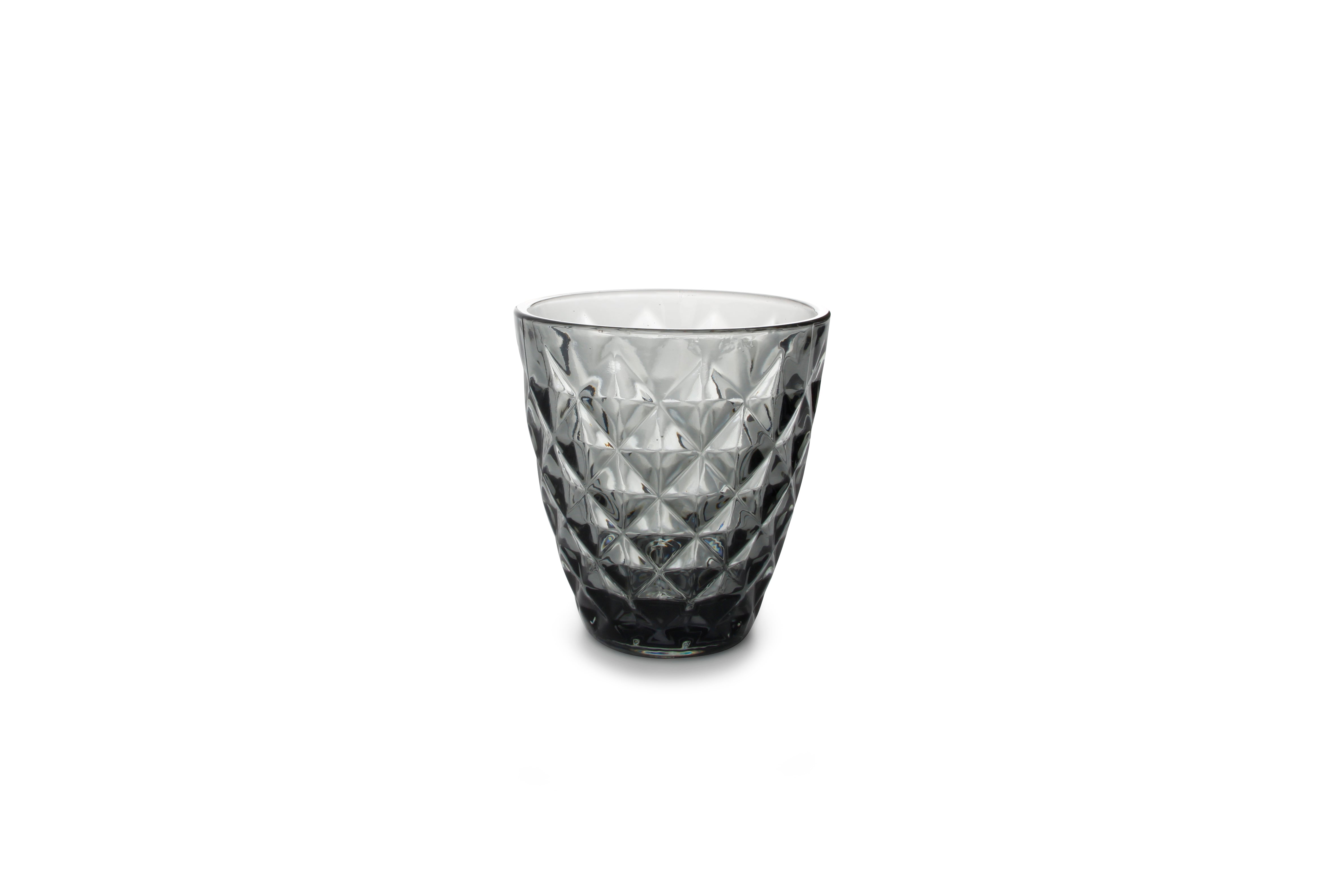 Glas 22cl grijs Prisma - set/4