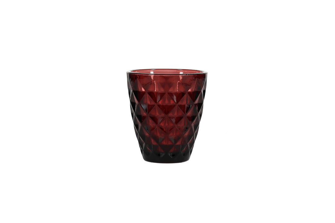 Salt &amp; Pepper - Glas 22cl burgundy Prisma (set van 4)