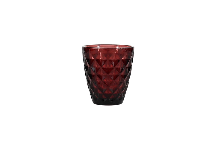 Salt &amp; Pepper - Glas 22cl burgundy Prisma (set van 4)