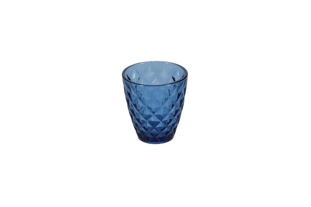 Salt &amp; Pepper - Glas 22cl donkerblauw Prisma (set van 4)