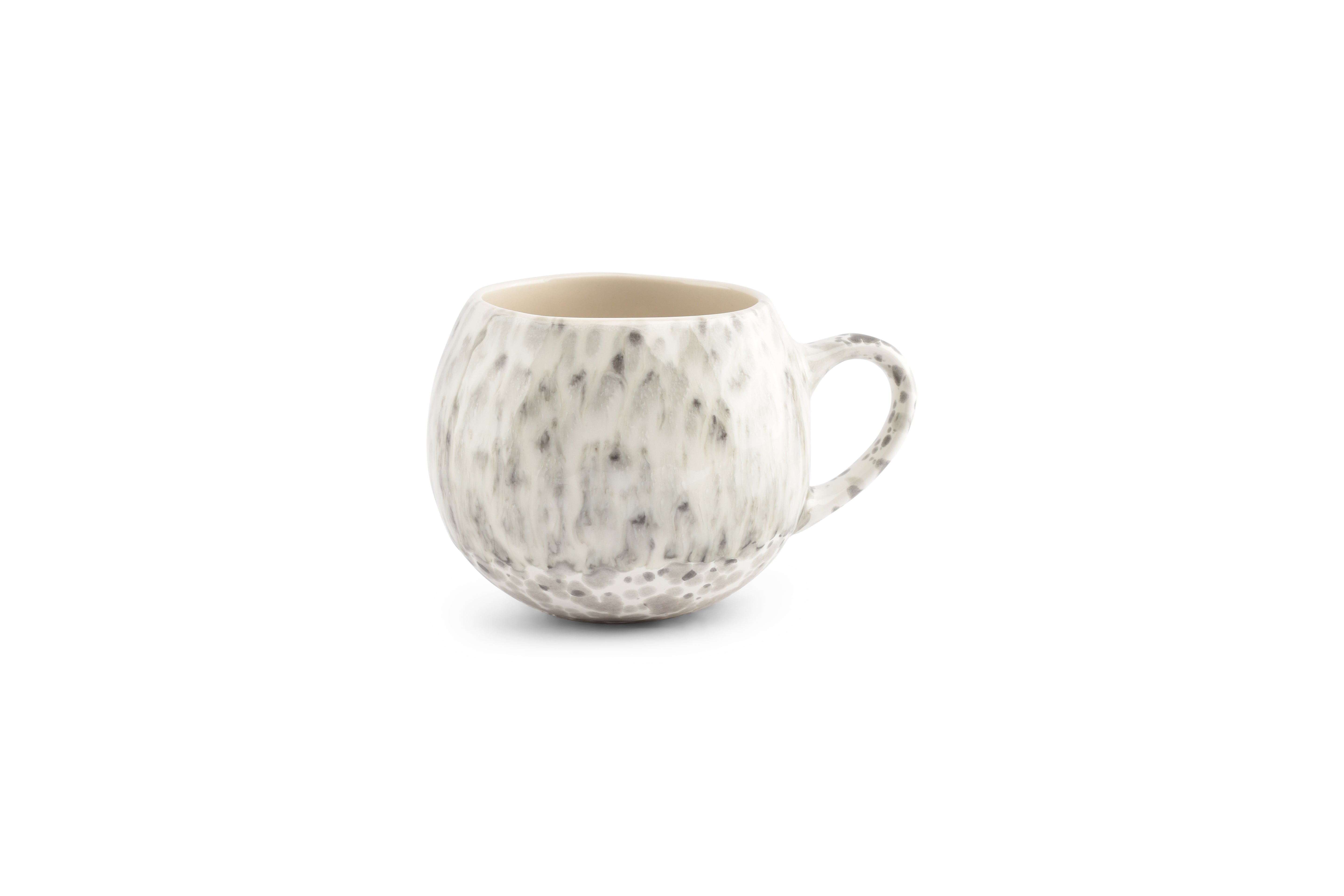 Beker 46cl dotted grey Muggies