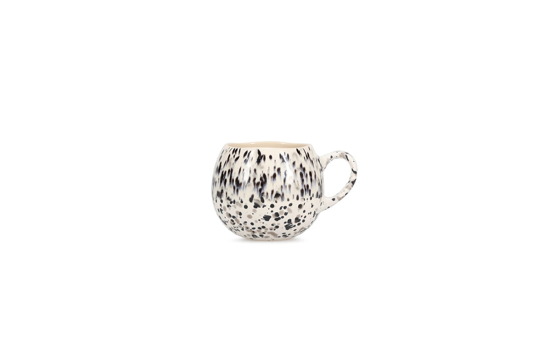 Beker 46cl dotted black Muggies