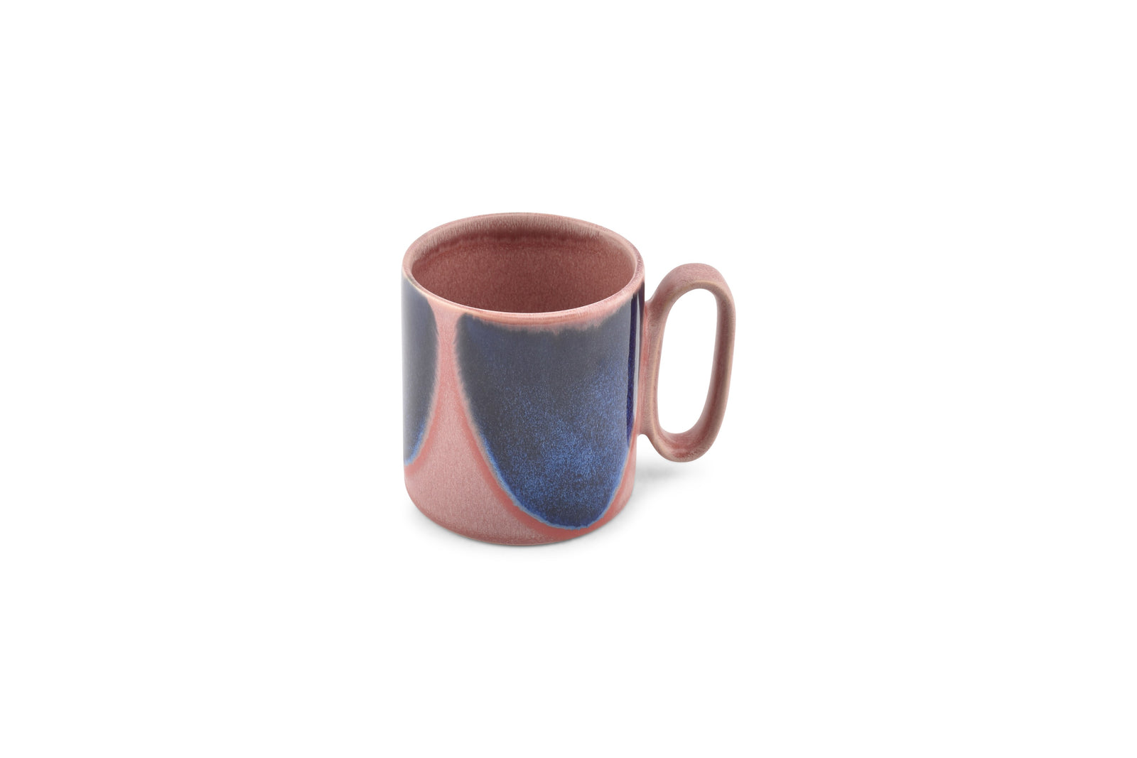 Salt & Pepper - Beker 39cl pink/blue Paint - Set van 4