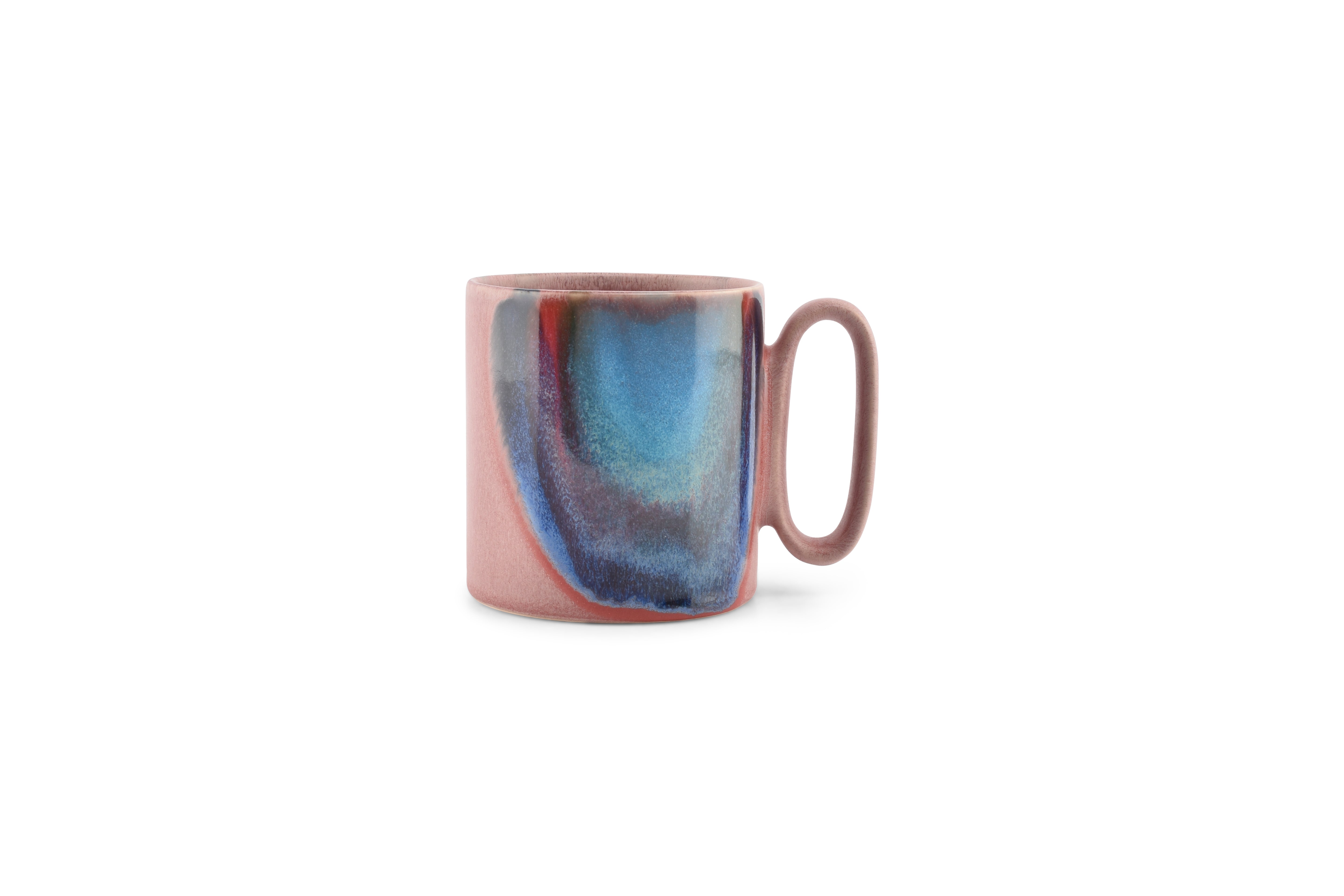 Beker 39cl pink/rainbow Paint
