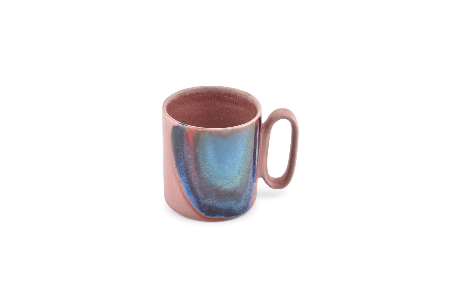 Salt & Pepper - Beker 39cl pink/rainbow Paint - Set van 4
