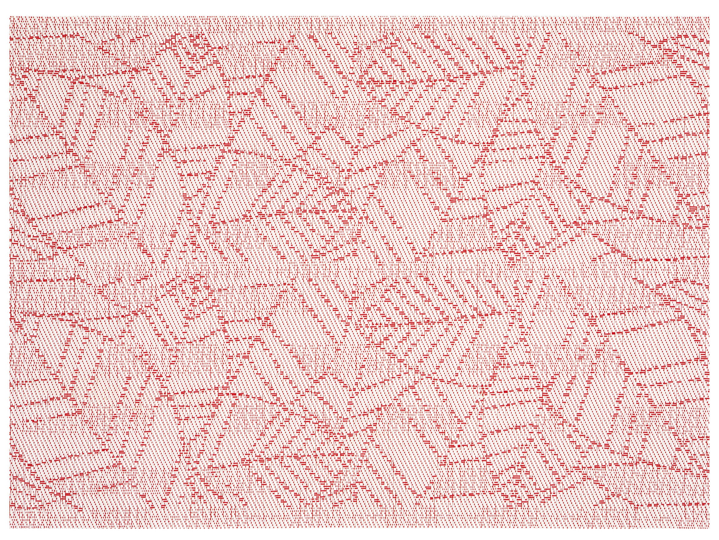 Placemat Set Gena Rouge 33 X 45