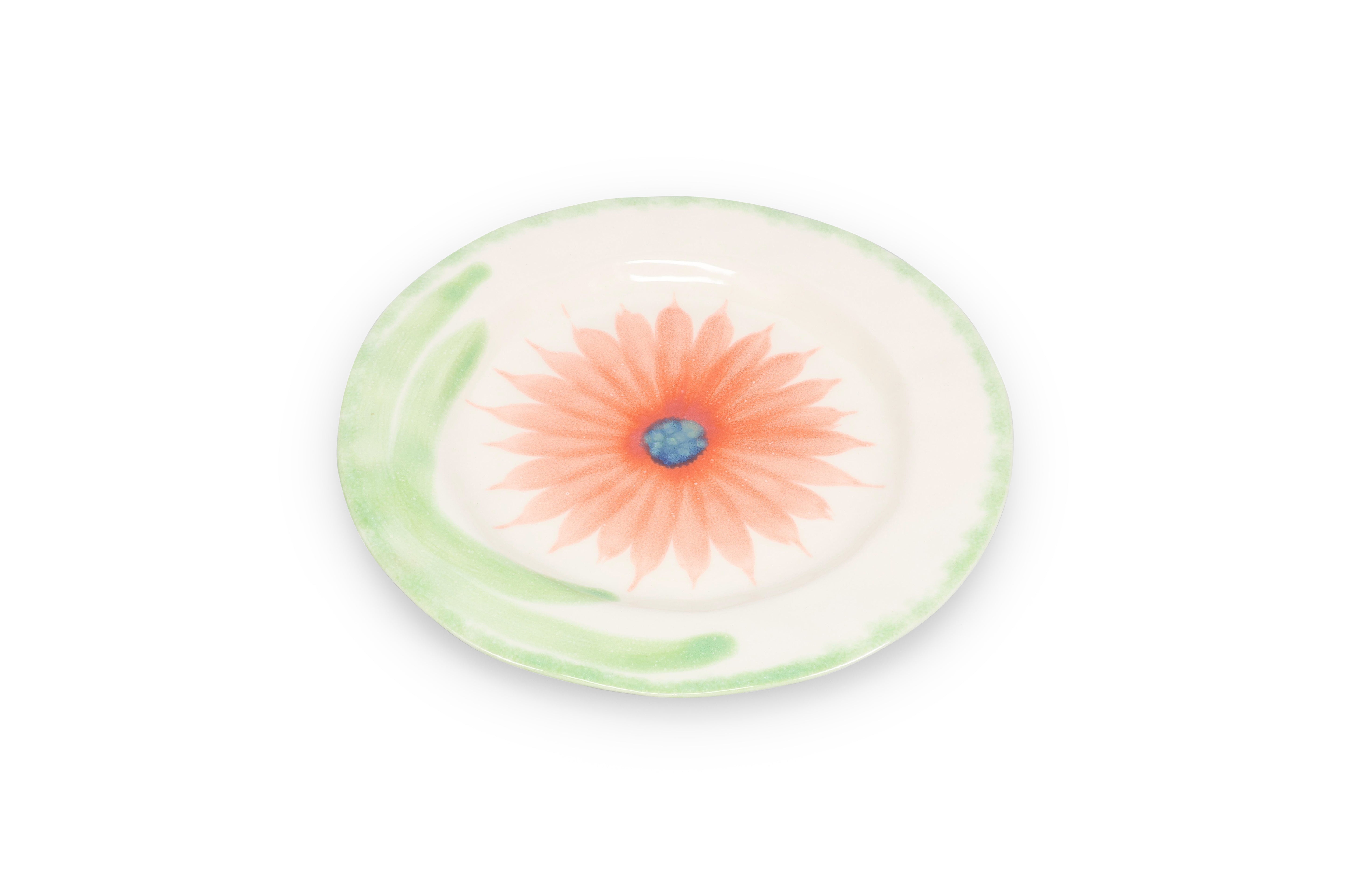 Plat bord 27,5cm Fleur