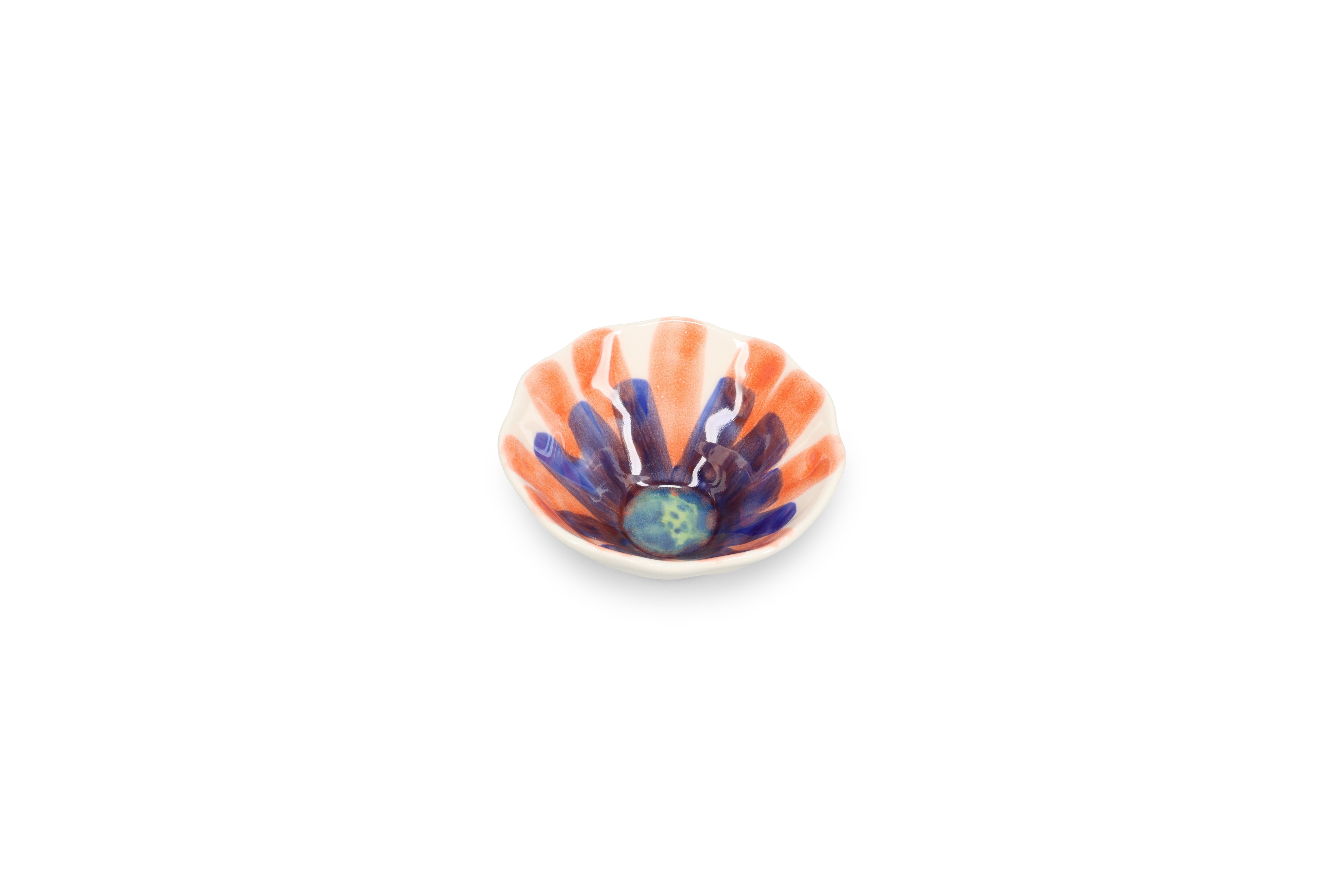 Kom 13xH6cm Fleur