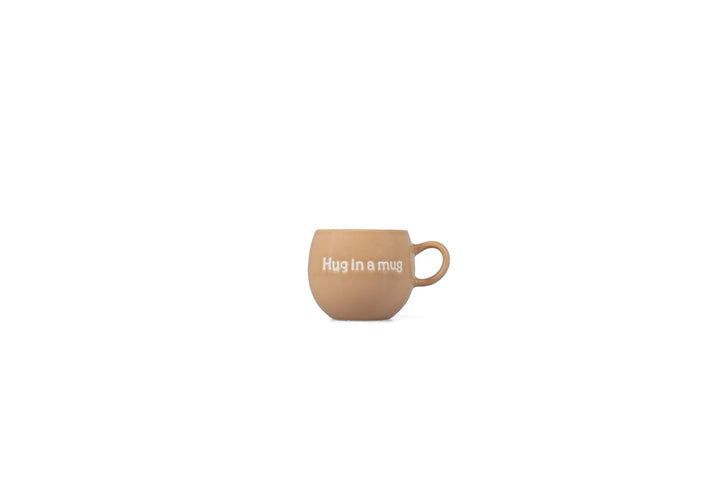 Salt &amp; Pepper - Beker 42cl "Hug in a mug" bruin Muggies