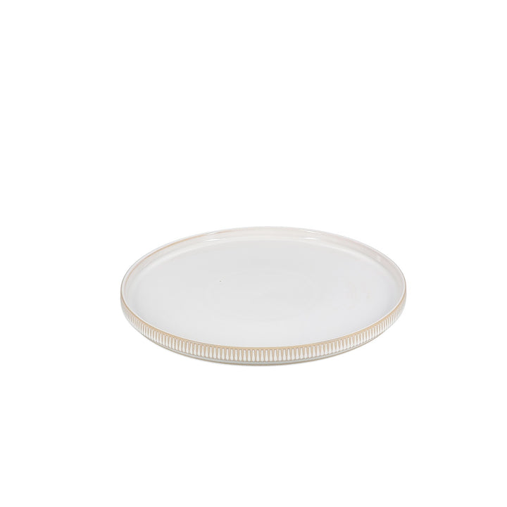 Salt &amp; Pepper - Plat bord 25,5xH2cm beige Silva