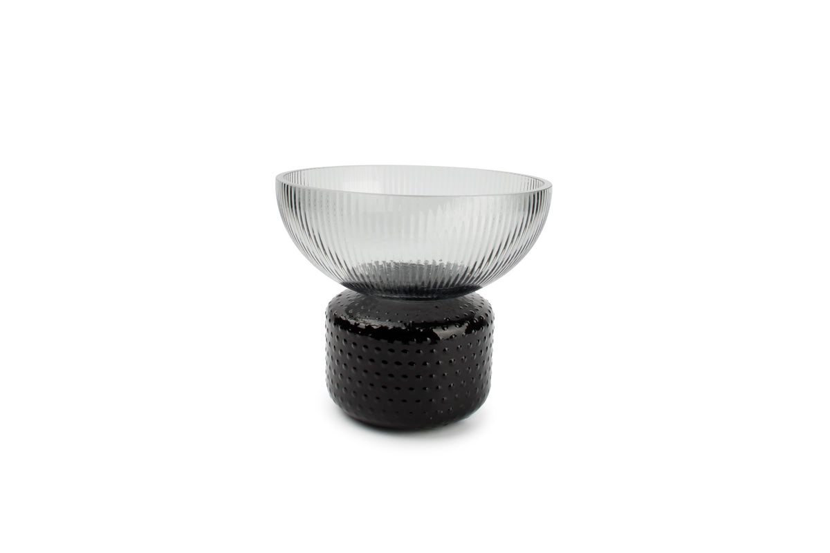ONA - Vaas 22xH19cm smoked Coco