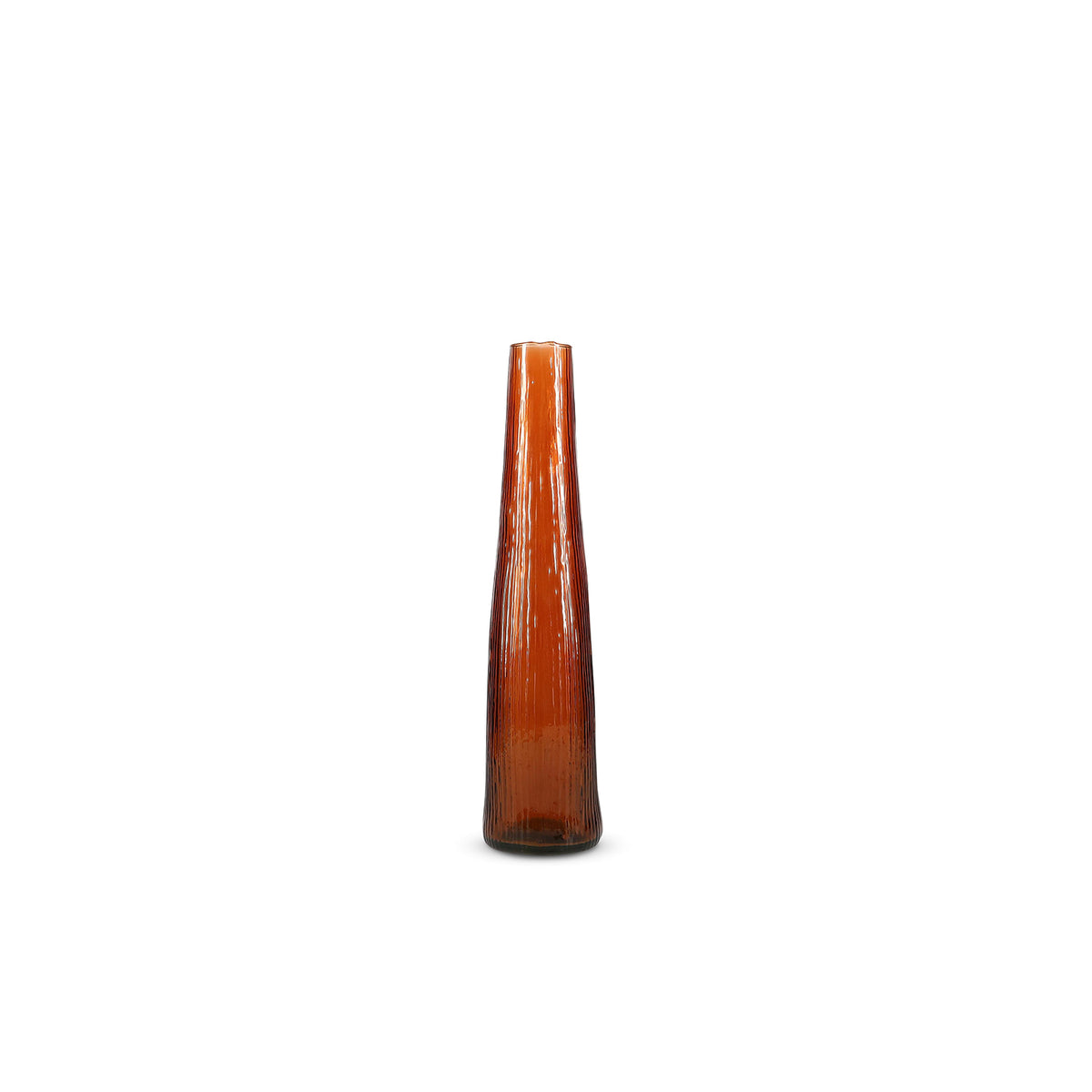 Vaas 9xH40cm orange Twig