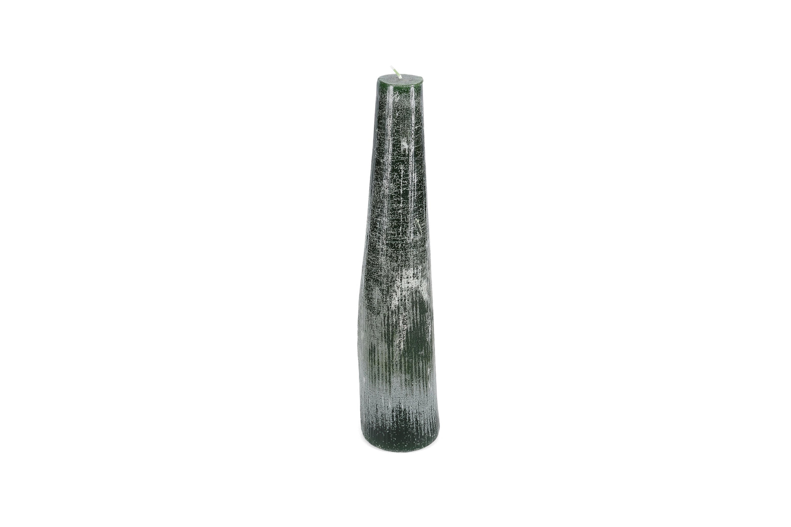 Salt & Pepper - Kaars 9xH40cm donkergroen Twig