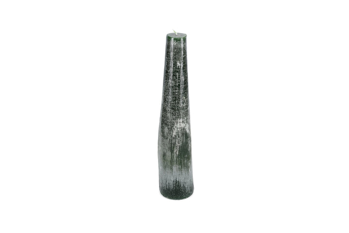 Salt &amp; Pepper - Kaars 9xH40cm donkergroen Twig