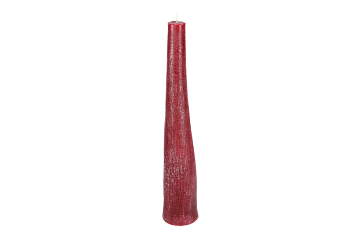 Salt &amp; Pepper - Kaars 9xH49,5cm bordeaux Twig