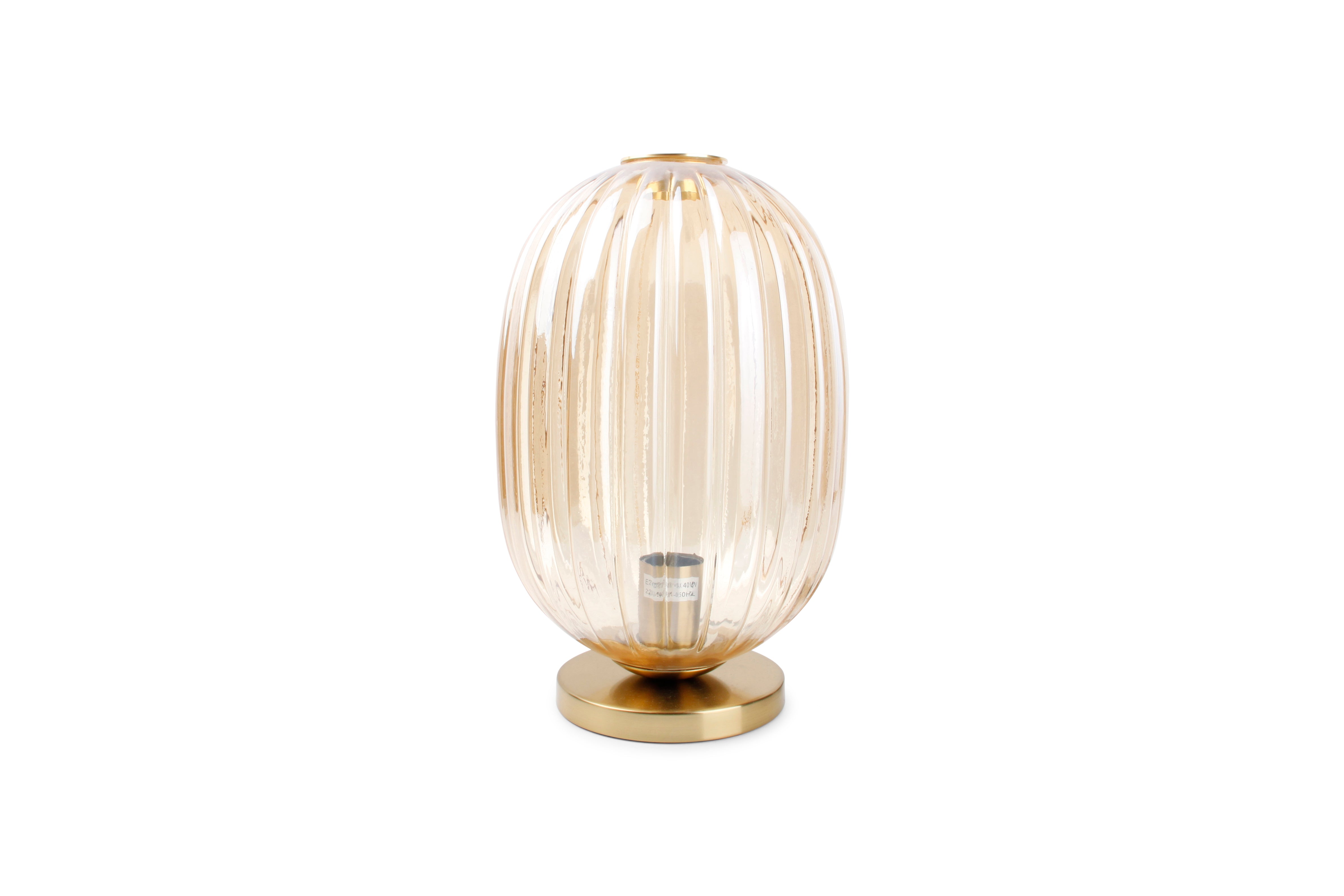 Tafellamp 20xH35cm amber Beam