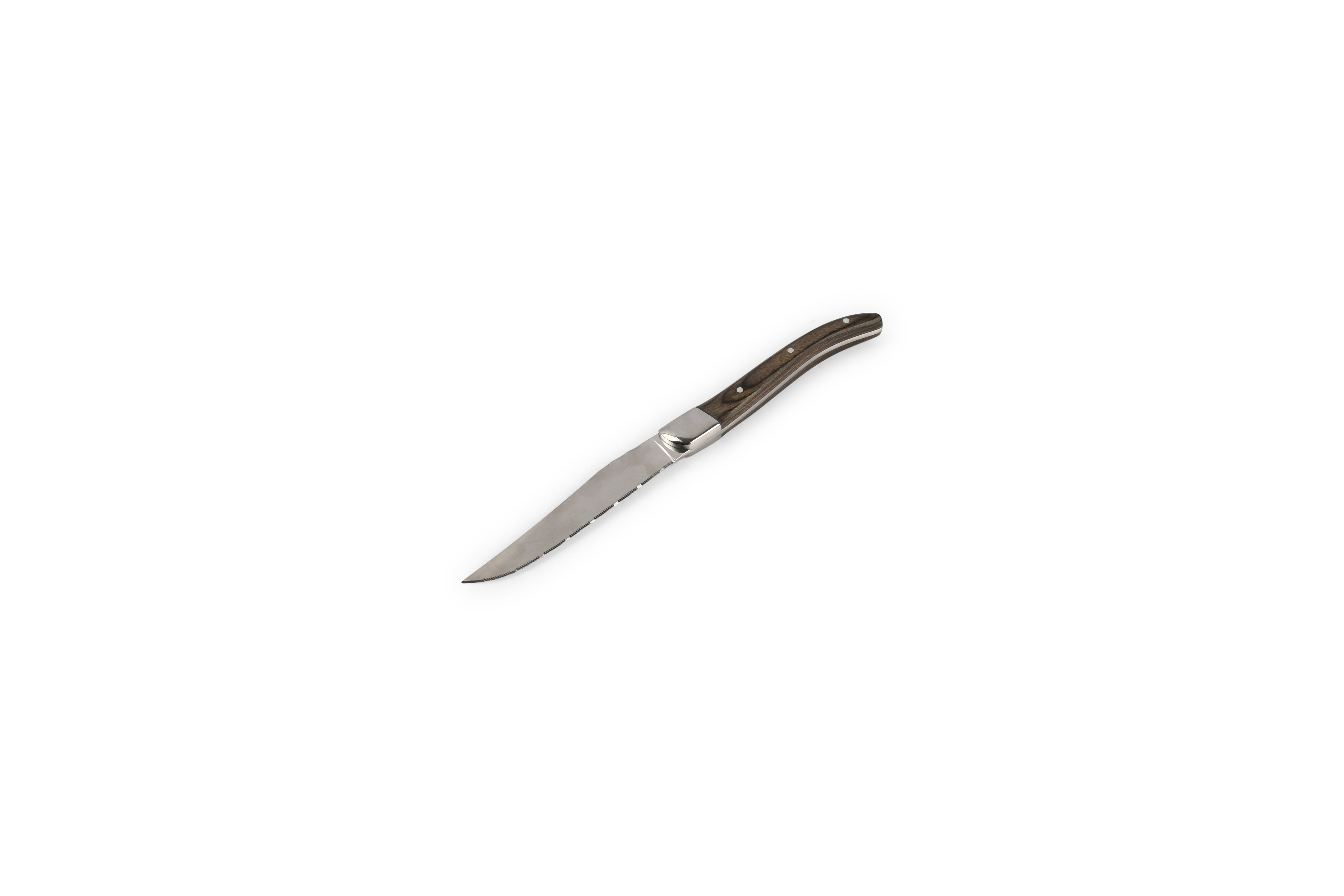 Steakmes grijs Corta - set/4