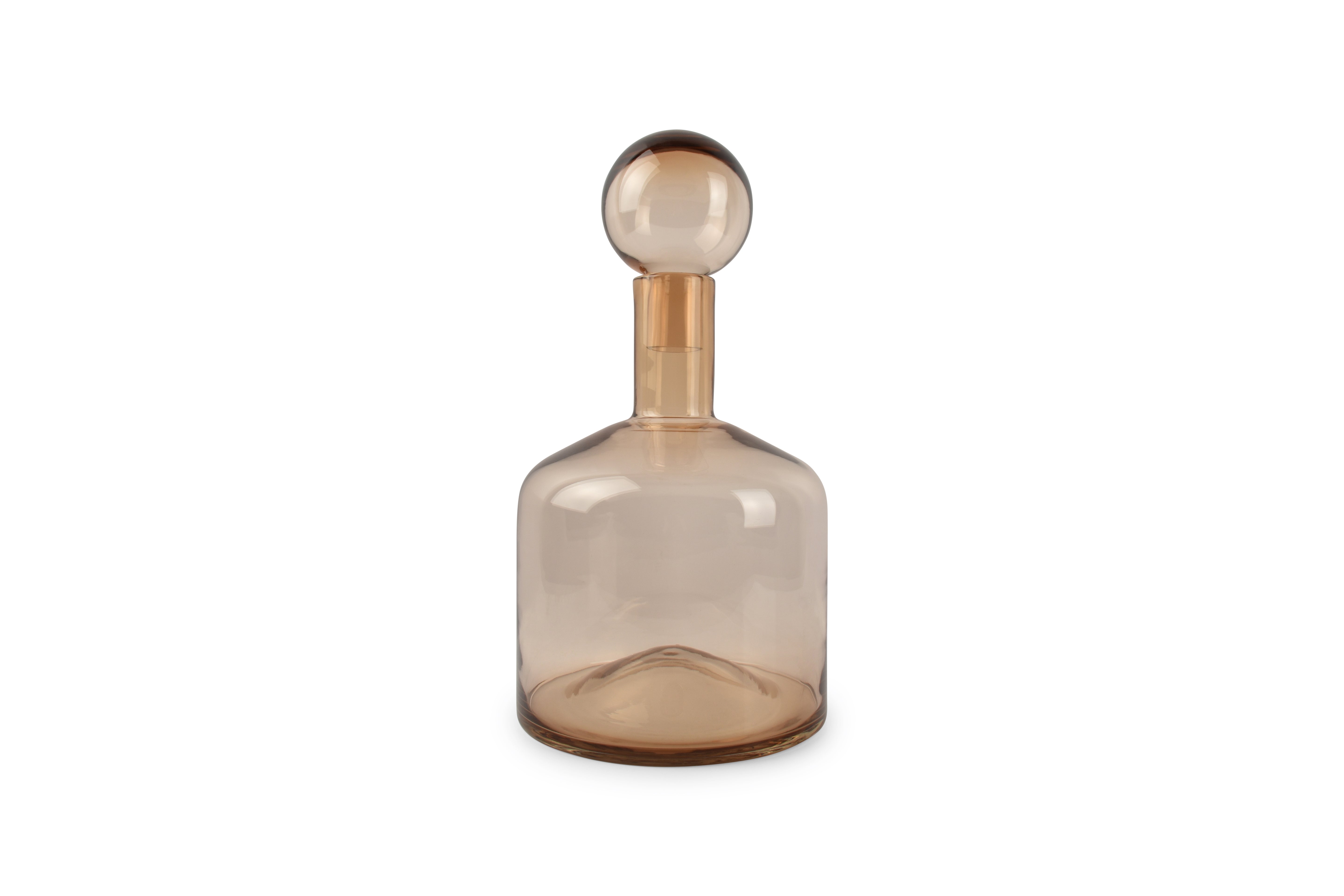 Vaas met stop 22xH40,5cm amber Fera