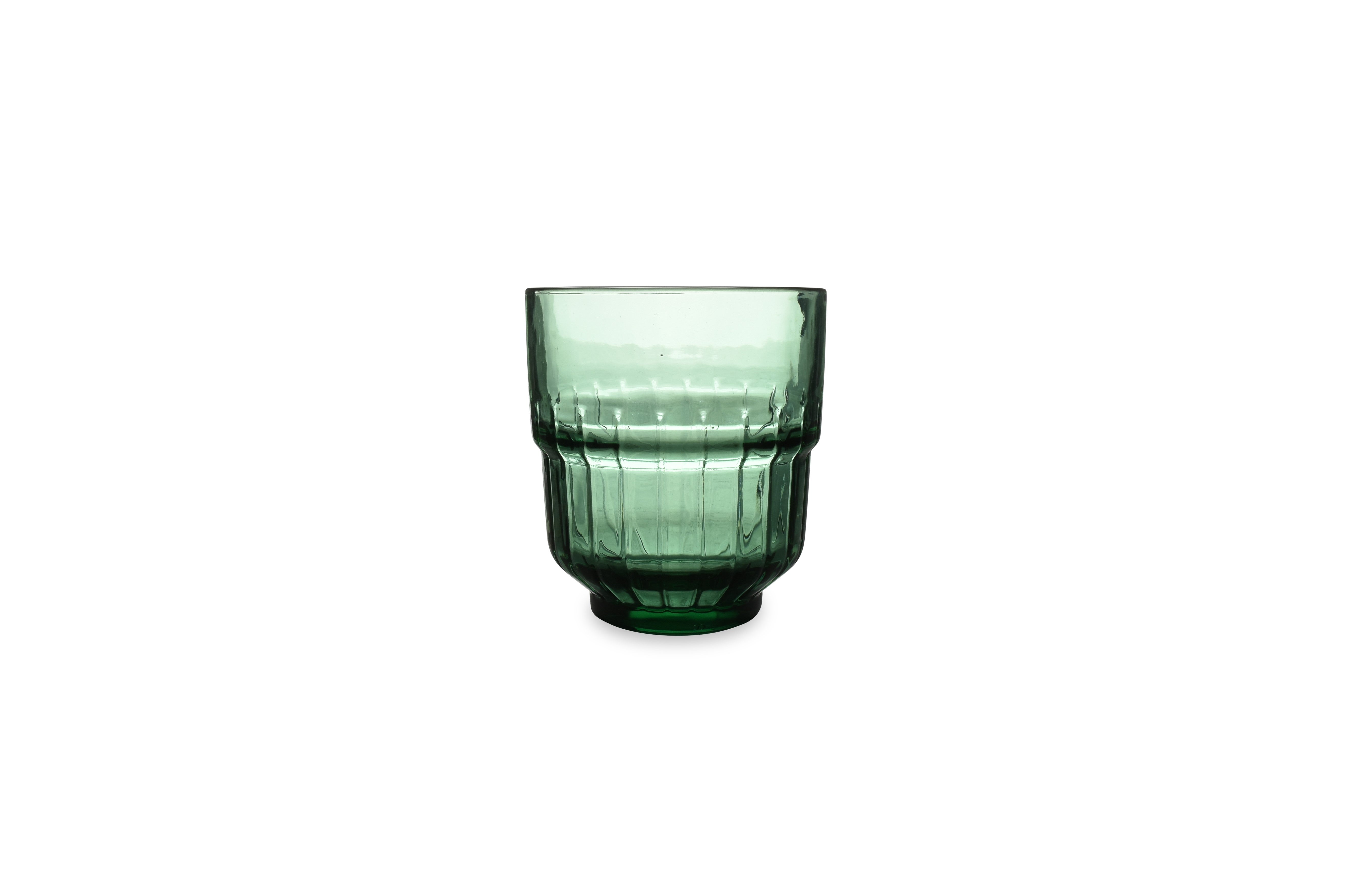 Glas 34cl groen Tiffany - set/4