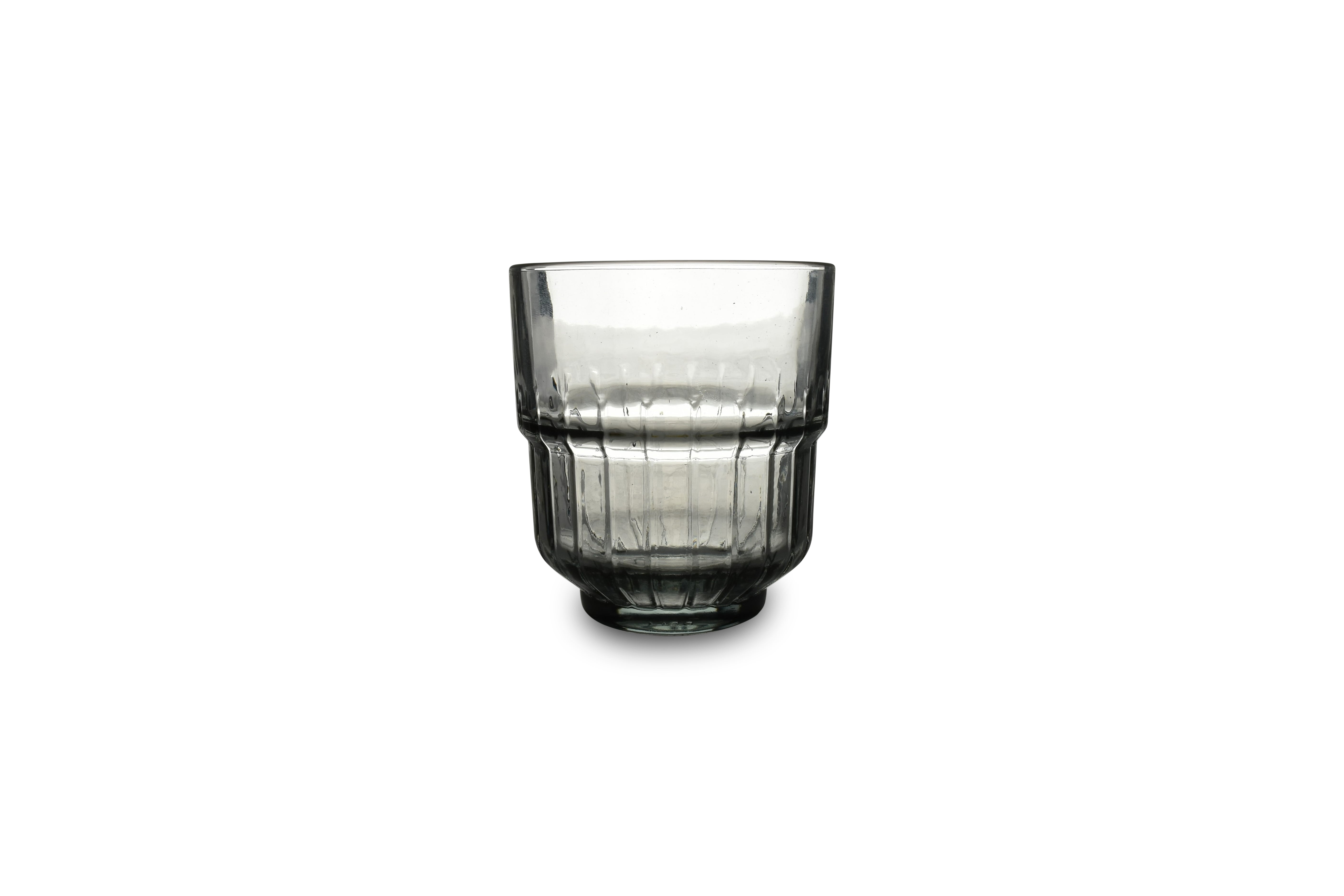 Glas 34cl grijs Tiffany - set/4