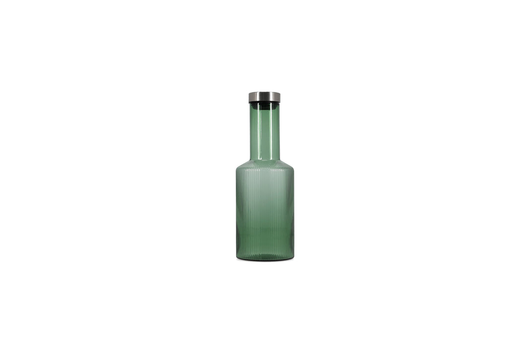 Fles met dop 100cl donkergroen Ray