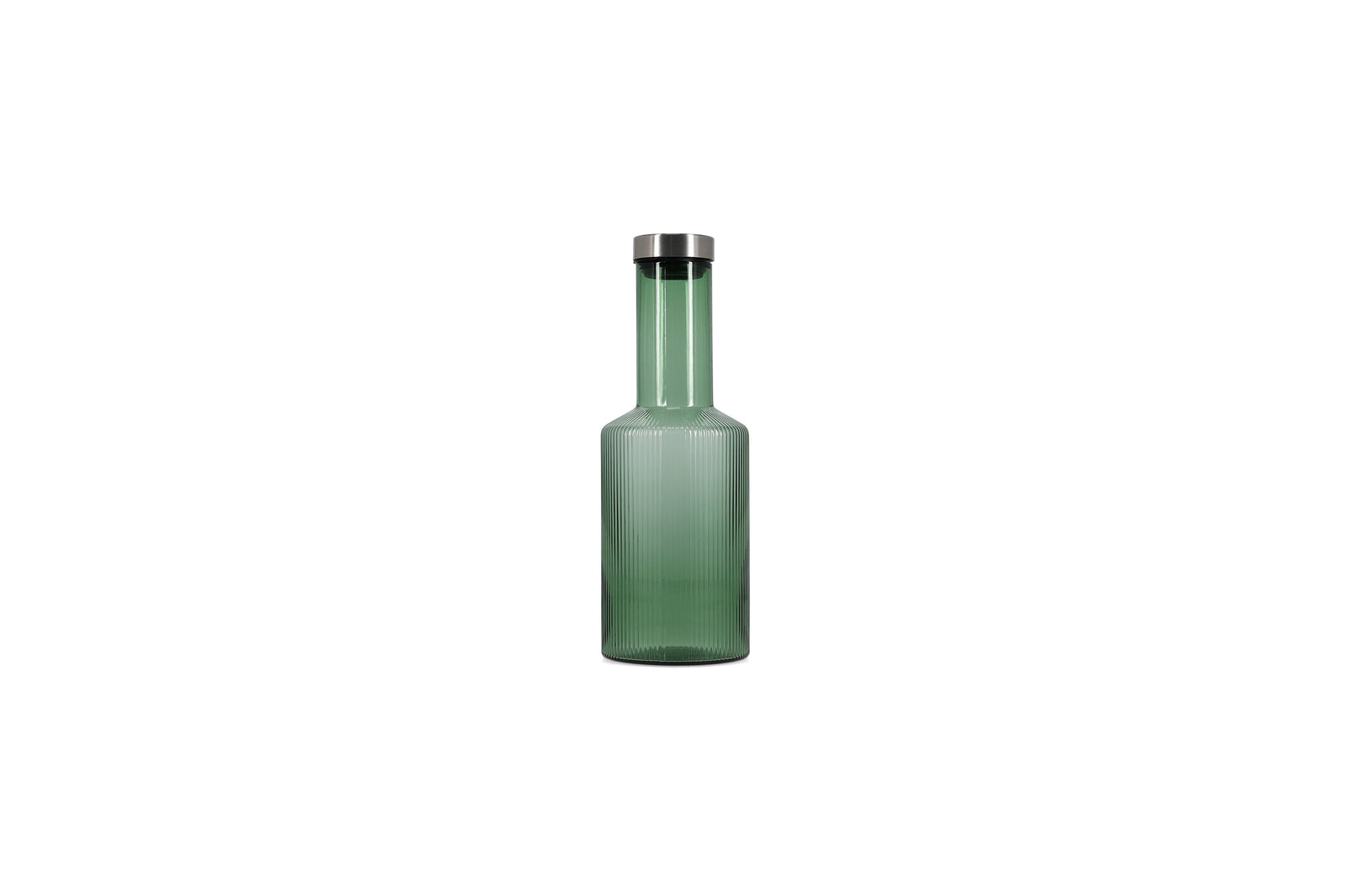 Fles met dop 100cl donkergroen Ray