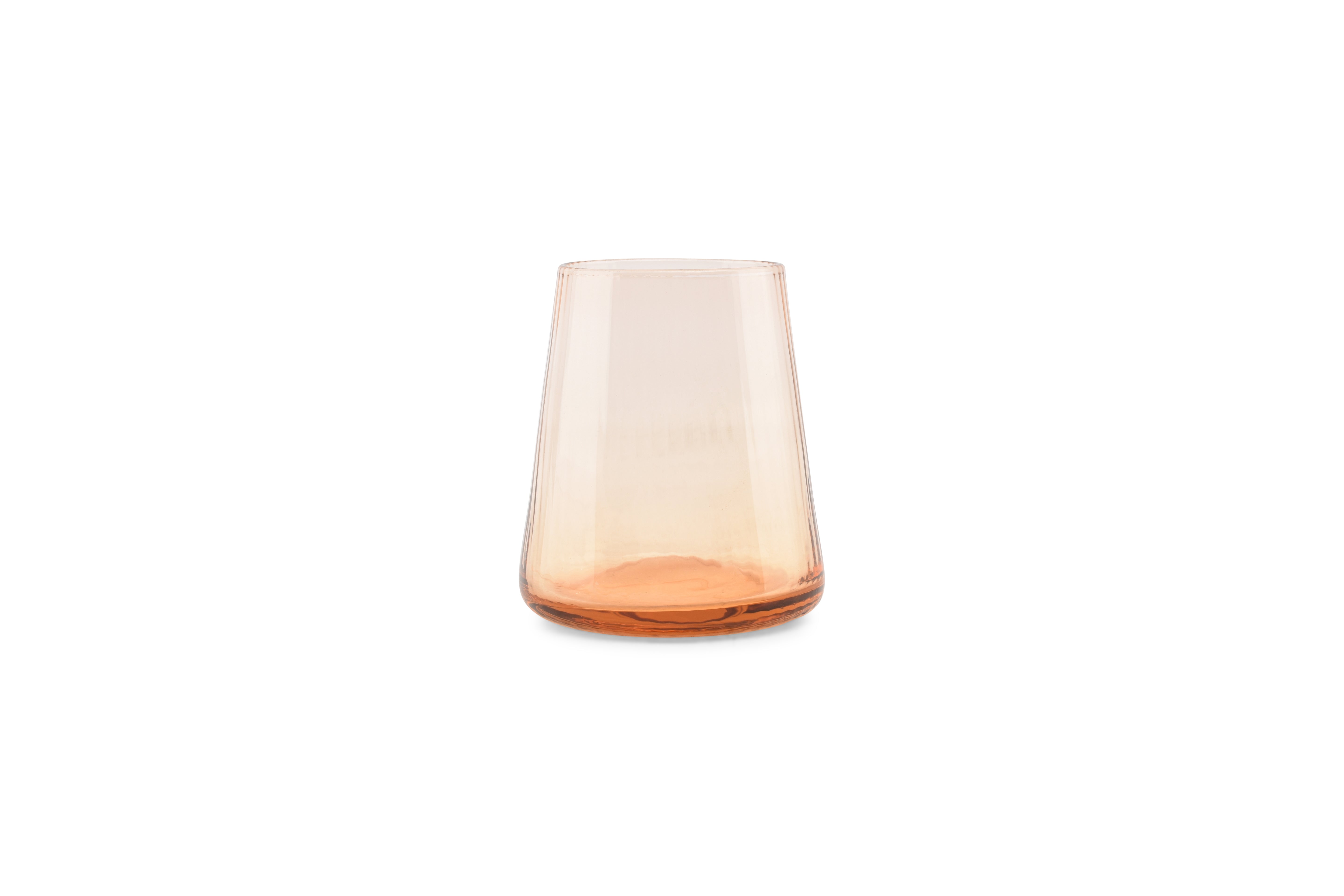 Glas 30cl amber Ray - set/4