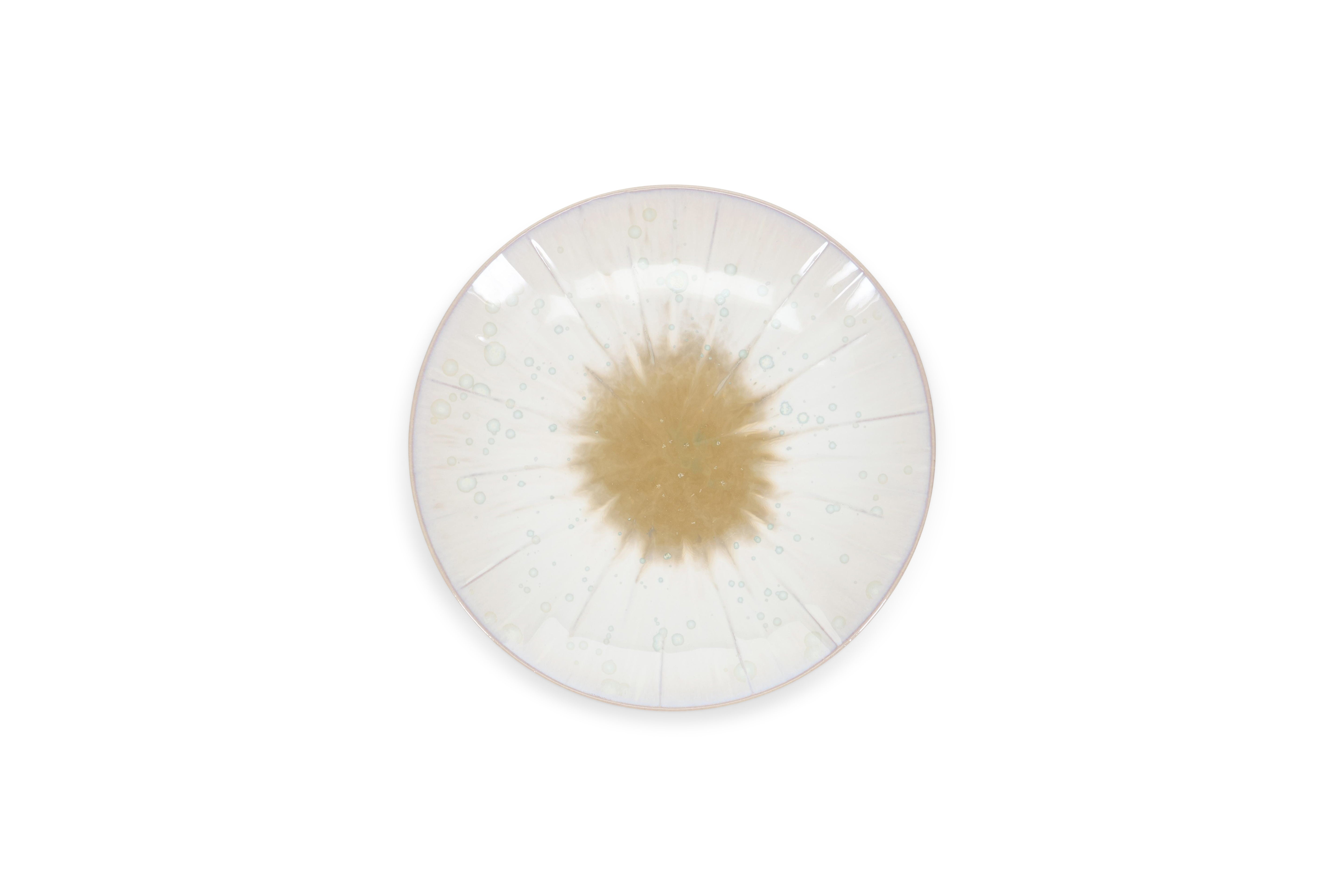 Plat bord 18xH3,5cm wit Eclipse