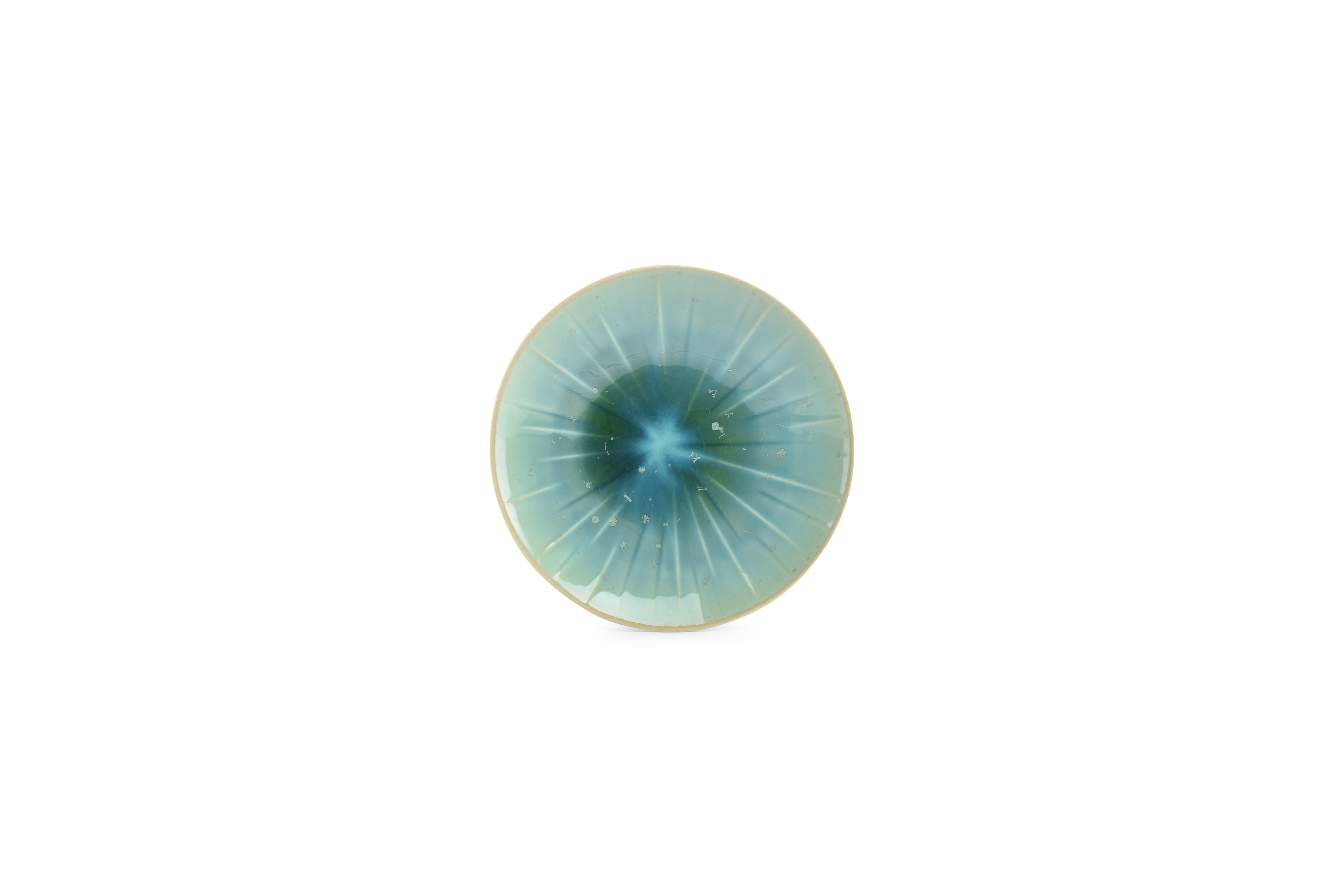Plat bord 18xH3,5cm turquoise Eclipse
