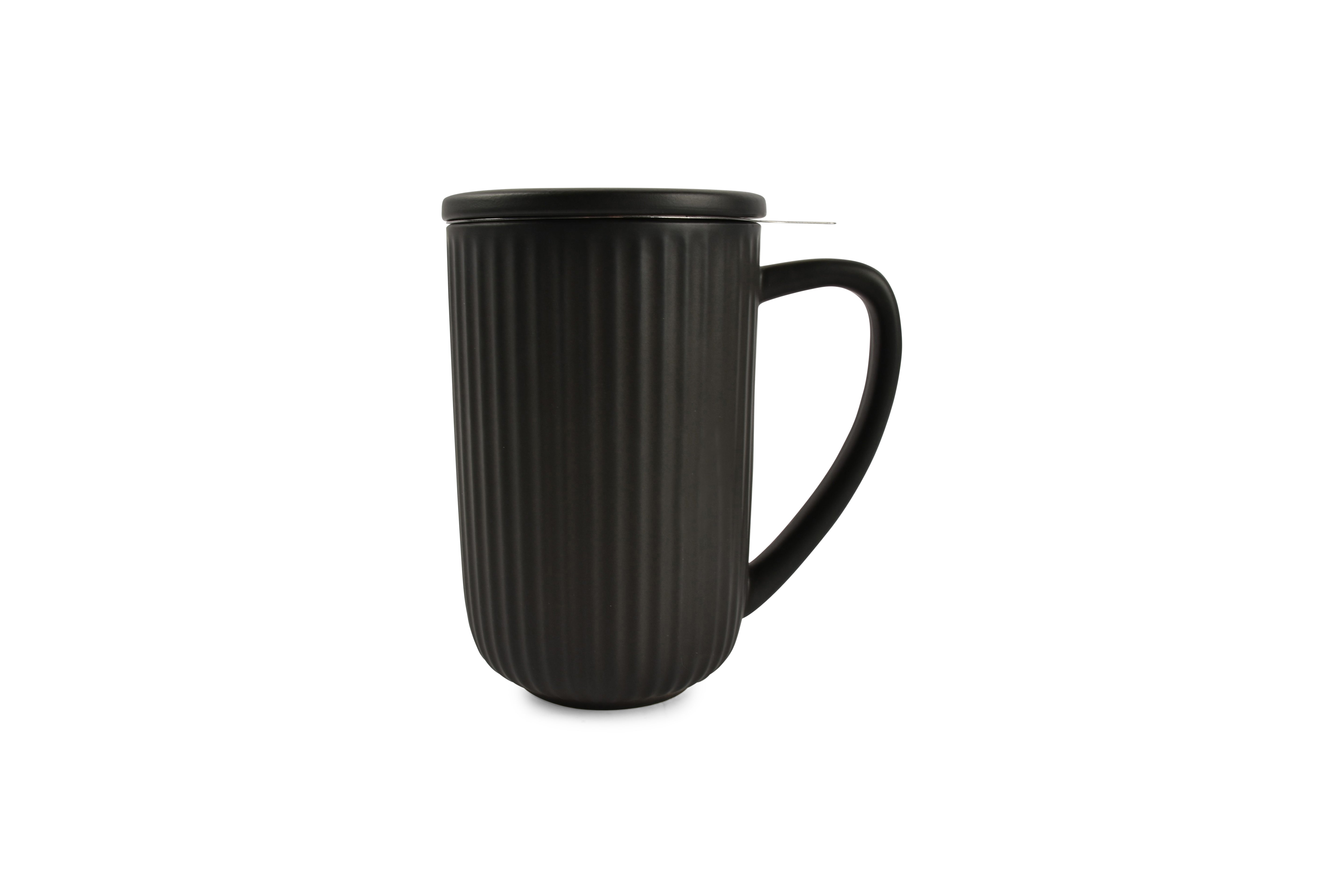 Theebeker 60cl zwart Hi!Tea