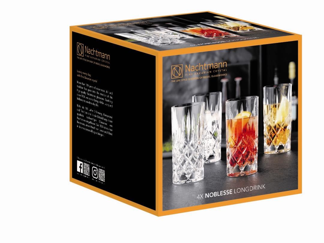 Nachtmann - Noblesse longdrinkglas 375 ml set van 4