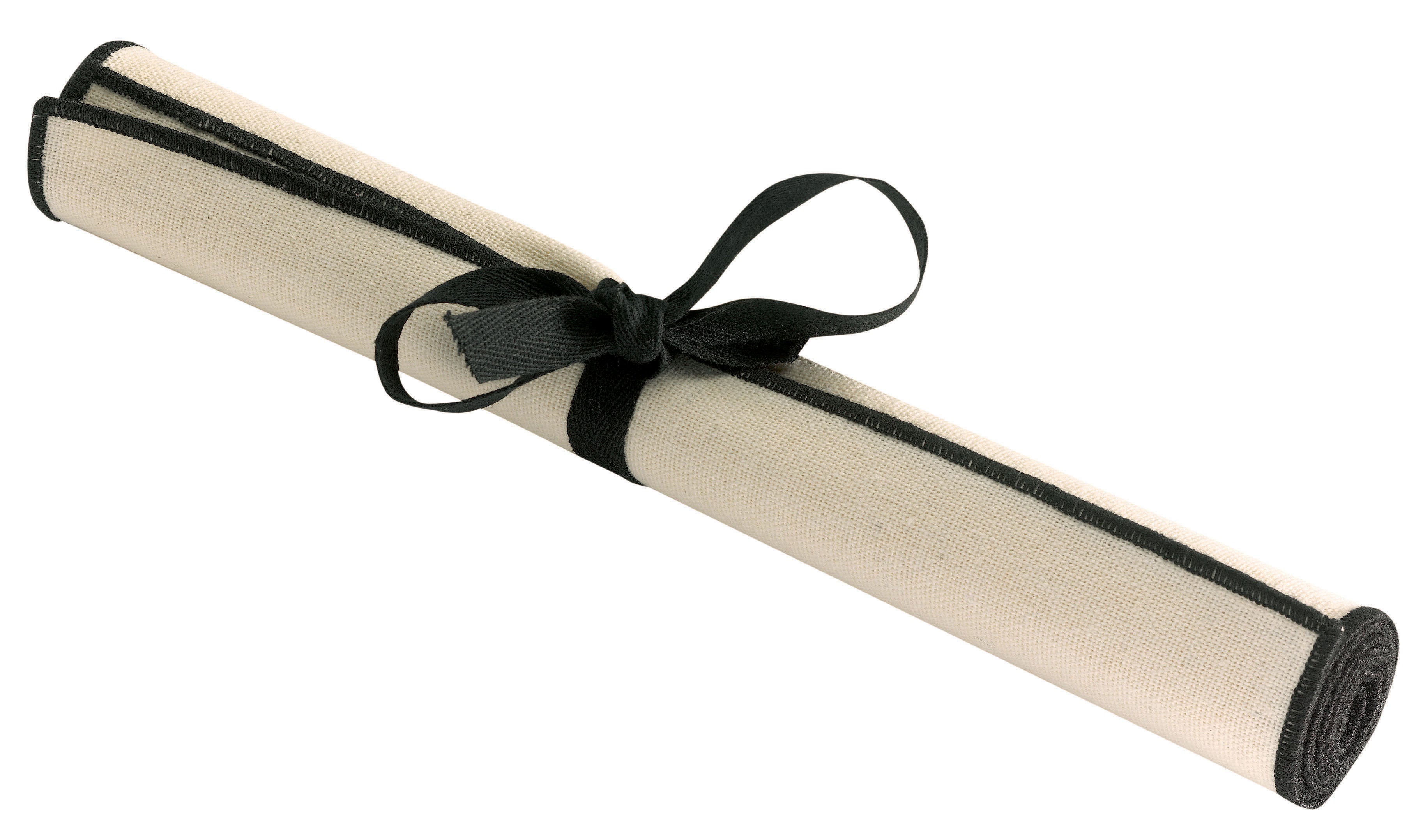 Set van 2 gerecycleerde placemats Laora Ivoire 33 X 45