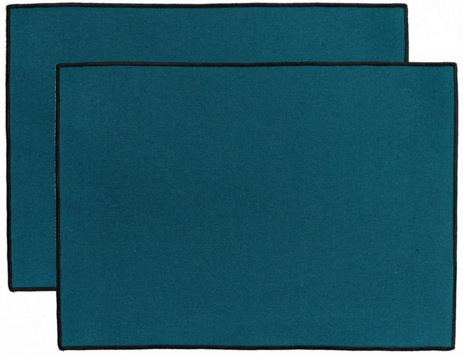 Set van 2 gerecycleerde placemats Laora Paon 33 X 45